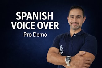 record a professional spanish voice over