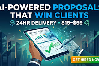 write a professional ai powered freelance proposal that wins clients