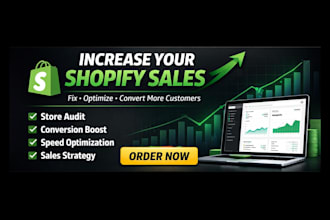 fix shopify store and boost sales with conversion optimization