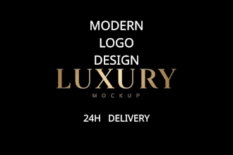 design modern minimalist logo with fast delivery
