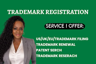 do canada US UK eu licensed trademark registration, research, trademark renewal