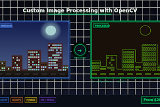 create custom image processing solutions using python opencv
