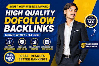 build high quality dofollow backlinks using white hat SEO