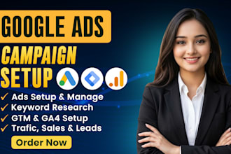 setup, manage, and optimize google ads adwords PPC campaigns or audit SEM