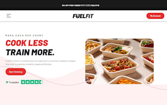 build meal prep shopify store food delivery website catering meal prep store