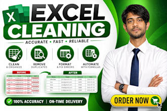 excel data cleaning formatting remove duplicates
