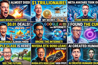design viral youtube thumbnail in mrbeast style for high ctr