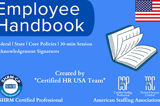 create custom employee handbook