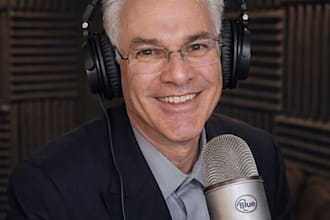 captivate your listeners with a deep, american male voiceover