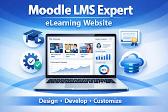 design, develop and customize your moodle lms website