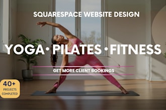 build squarespace yoga website for bookings