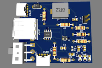 design usb c pd source sink and drp power management pcb for battery powered sys