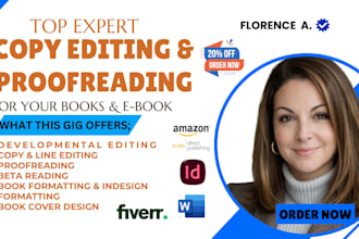 proofread and copy edit your romance, christian and memoir books