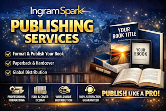professionally, publish, format, your book on ingramspark