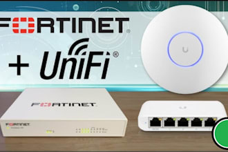deploy and troubleshoot ubiquiti unifi network, mikrotik issues, fortinet,cisco