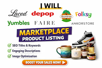 laced depop gumtree folksy yumbles faire ankorstore marketplace product listing