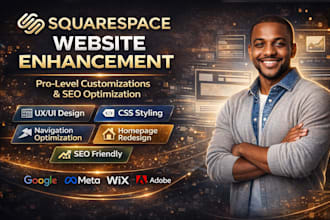 do squarespace enhancement CSS design  UX design UI design, home page redesign