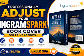 adjust your ingramspark book cover for print approval