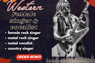 female rock singer, metal singer and female vocalist country