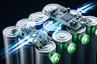 design bms pcb design, li ion charger, cell balance, altium kicad