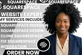 build squarespace website design squarespace redesign clone fix squarespace site