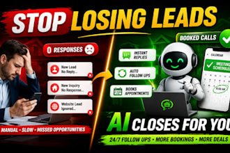 build ai real estate lead follow up and booking system