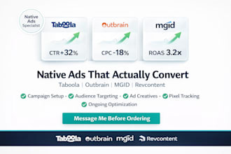 do your native ads taboola outbrain ads manager native campaigns that convert