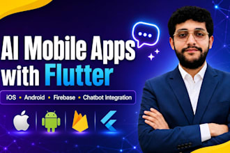 develop flutter ai chatbot app with firebase and openai API