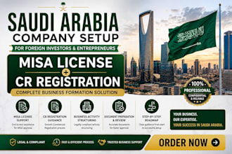 register your saudi company with misa license and cr