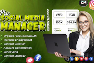 be your social media marketing manager and content creator