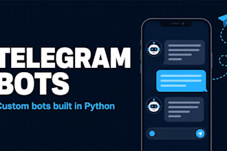build a custom telegram bot in python for your business or community