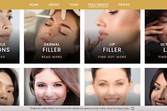 design  medica spa website aesthetics clinic website healthcare website