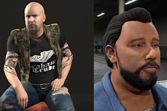create realistic 3d metahuman avatar character game model unreal engine 5 daz 3d