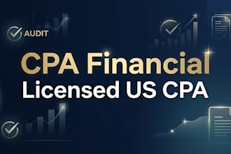 prepare audited financials and verify licensed CPA
