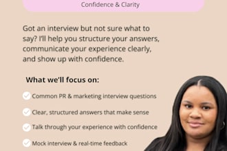 coach you to ace PR and marketing interviews