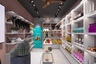 restyle retail shop interior, 3d model design, luxurious jewelry store, render