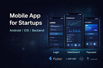 help startups launch mobile apps with backend using flutter