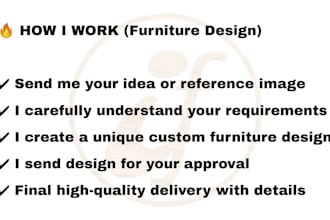 design custom wooden furniture for your home