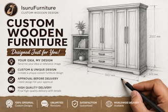 design custom wooden furniture for your home