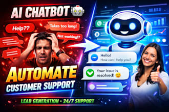 build advanced ai chatbot for customer support and lead generation