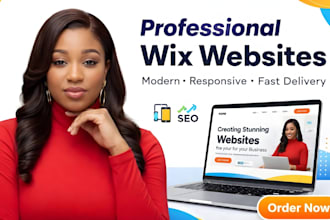 wix redesign website, professional wix website, design wix website redsign