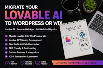 migrate lovable to wordpress lovable to wix lovable ai lovable web app, lovable
