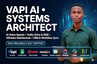 integrate vapi ai google sheet twilio hubspot calendar clickup slack ghl