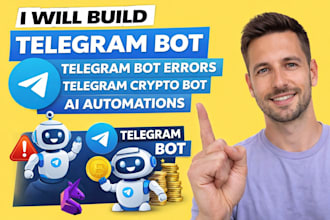 build telegram bot, telegram bot errors telegram crypto bot ai automations