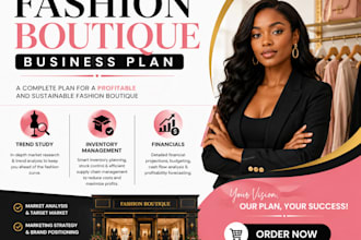 write fashion boutique business plan trend study inventory management financials