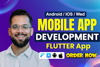 do mobile app development, ios android apps,  flutter developer, ai mobile app