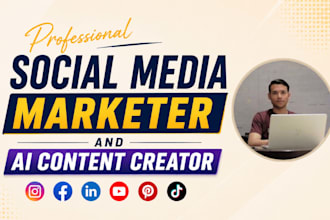 be your professional social media marketer and ai content creator