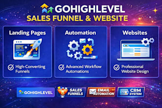 build gohiglevel website gohighlevel sales funnel ghl  expert ghl website