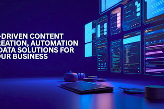 ai driven content creation, automation and data solutions for your business