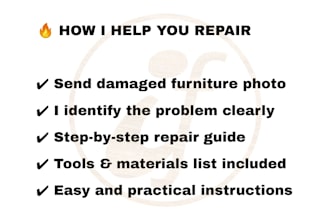 repair wooden furniture professionally